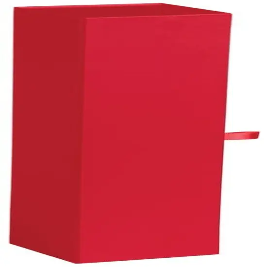 Pack/3: Red Magnetic Closure Wine Gift Box - 3-1/8 x 3-1/4 x 13" (1 Bottle) {1}
