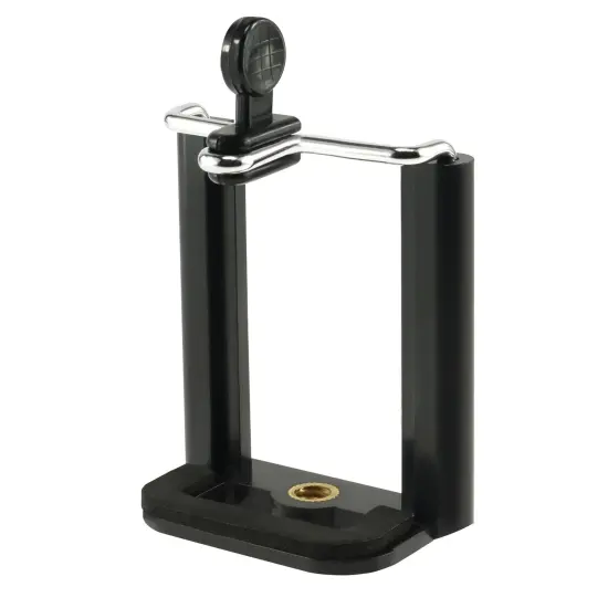 Insten Black Camera Phone Cell Phone Tripod Mount Holder Adapter Monopod Adapter Bracket for iPhone 11 12 Mini Pro Max SE 2020 8 Plus Samsung Galaxy S7 S8 S9 S10 S10e Plus Edge {3}