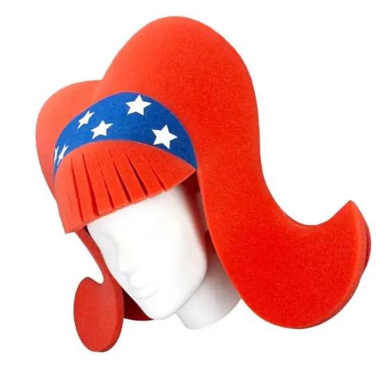 Patriotic Headband Wig Bold & Fun Party Accessory {4}