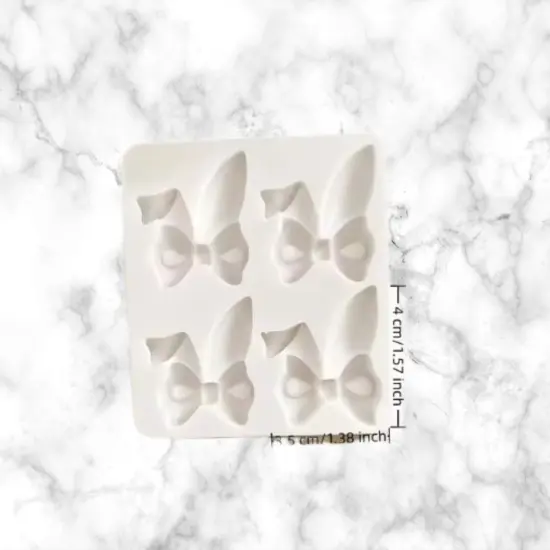 Bunny Ears Quad Bunny Silicone Mold {2}