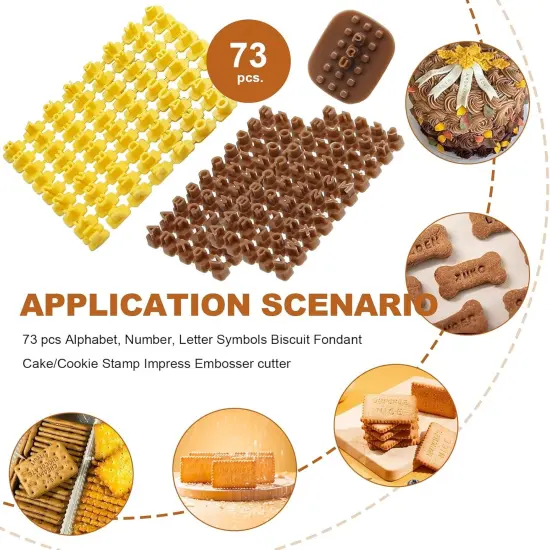 Alphabet & Number Cookie Cutter Set 172 Pieces {4}