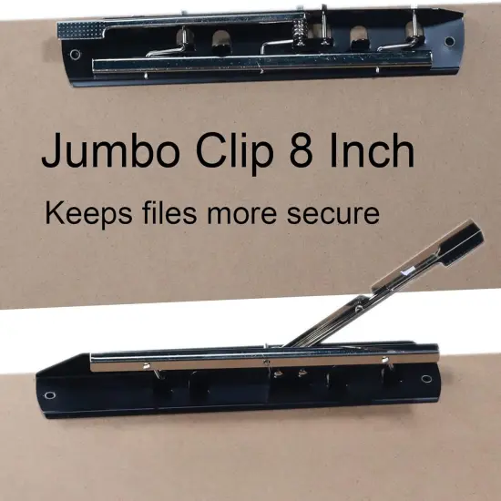 11x17 Clipboard with Hardware Corner Guard Landscape Extra Large Clipboard Hardboard with 8 Inch Jumbo Lever Clip 11 x 17 Clipping Board Log Color 1 Pack {3}