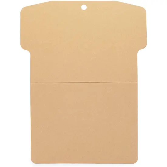 Youth Cardboard Shirt Form for Arts and Crafts, Size Small (17 x 22 in, 24 Pack) Brown {5}