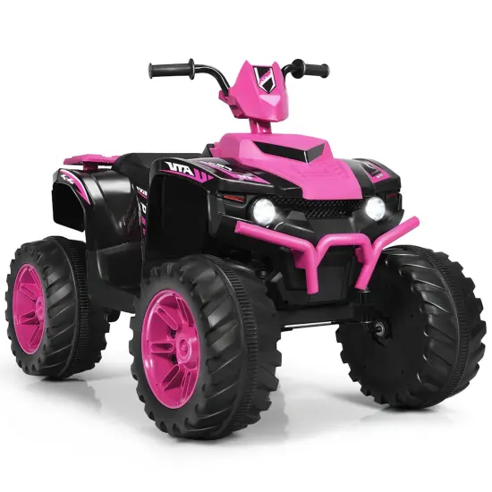 Iron Kids ATV Ride-On with Music, USB and 2 Speeds Purple {9}