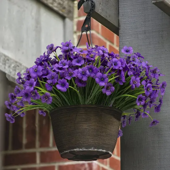 21 Bundles Summer Bushes Artificial Outdoor UV Resistant Flowers {2}