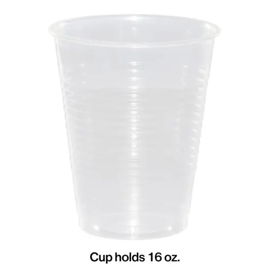 240 pc Bulk Clear 16 oz Plastic Cups {3}