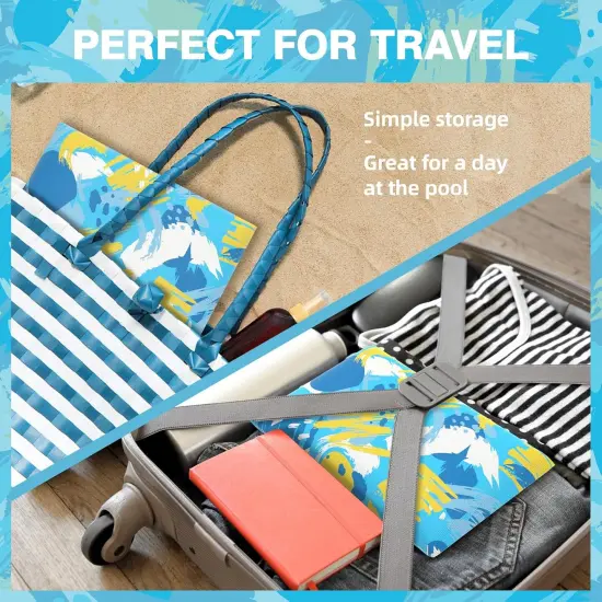 2-in-1 Pool Floats Lounge, Luxury Inflatable Pool Floats Adult with Backrest and Cup Holder, Cool Fun Pool Chair Floats for Summer, Swimming Pool, Beach {4}