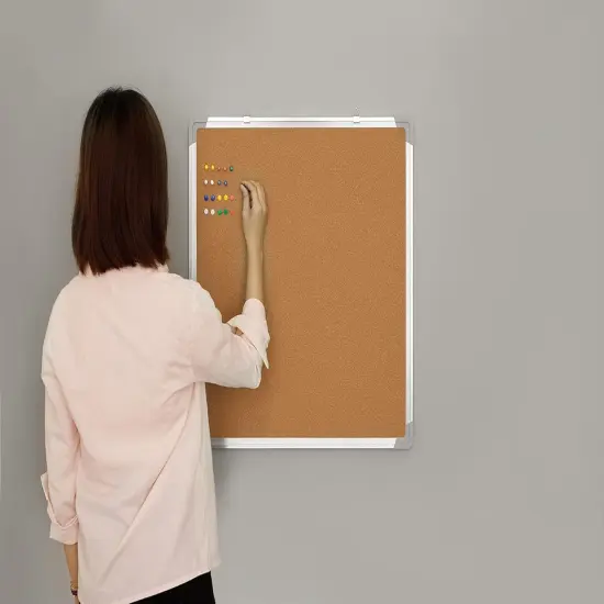 Cork Board Set - Bulletin Corkboard 24 x 24 inch(Cork 24x24") {5}