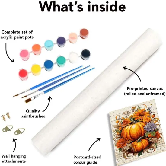 Thanksgiving Paint by Numbers Kit - 20&rdquo; x 16&rdquo; {5}