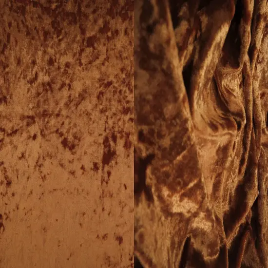 1 Yard Crushed Velvet Solid Fabric Soft Stretch Shiny Finish 58"/60" Wide Red Pepper {7}