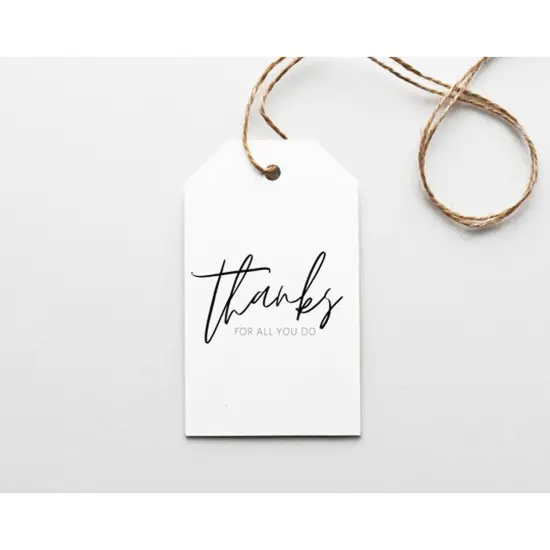 A Gift For You" Strung Gift Tags 2 3/4" x 1 3/8" {3}