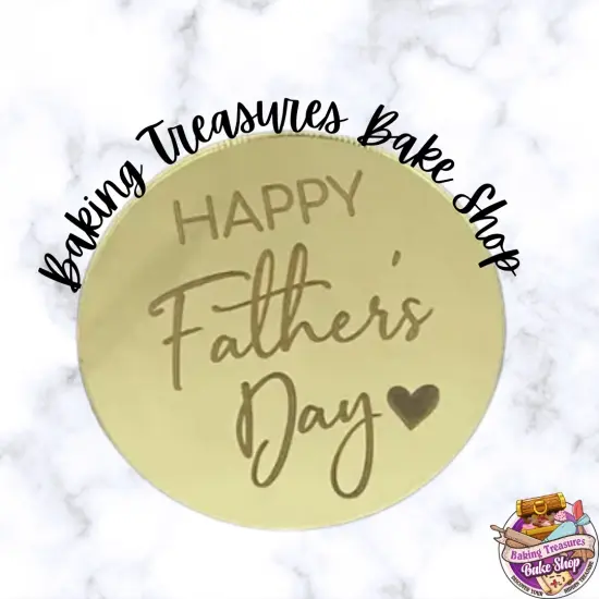 Happy Fathers Day Acrylic Topper #1 {1}
