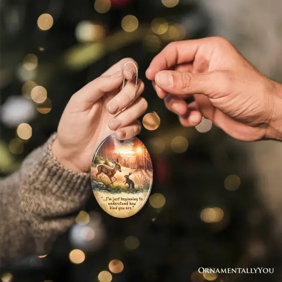 Kindness in Your Heart Ornament, Bambi's Gentle Lesson Christmas Gift {4}