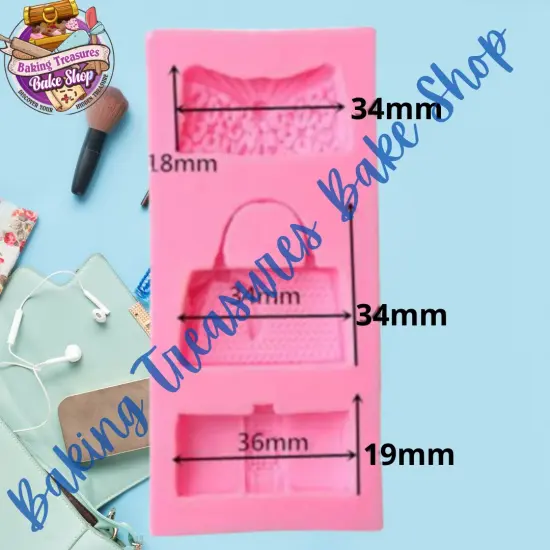 Trio Purse Silicone Mold {2}