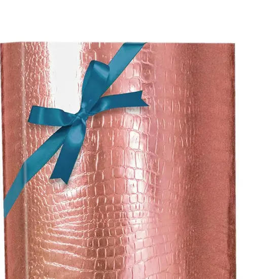 Rose Gold Embossed Metallic Wrapping Paper 26" x 417" Roll {4}