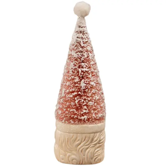 Tree Santa Pastel Pink 12.5" {2}