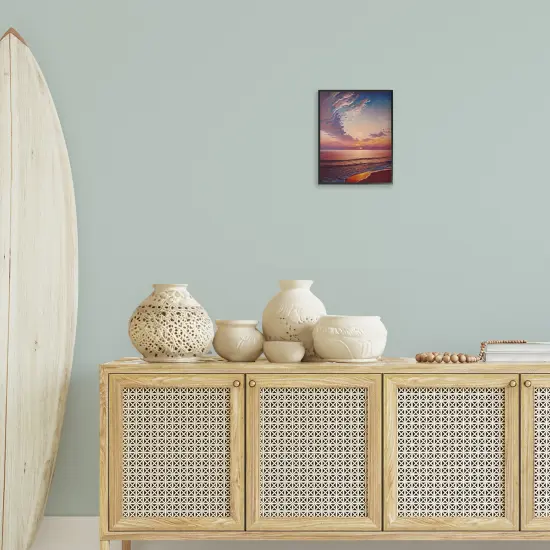 Stupell Industries Fabulous Sunset at Beach Framed Giclee Wall Art Design by Svetlana Aleynikova {2}