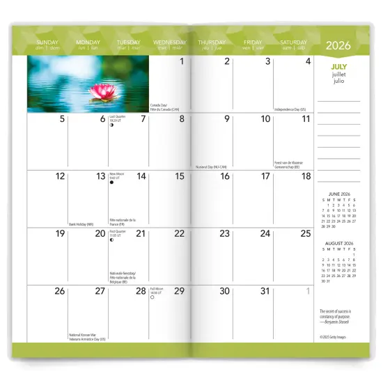 Inspiration | 2026-2027 3.5 x 6.5 Inch Two Year Monthly Pocket Planner Calendar {4}