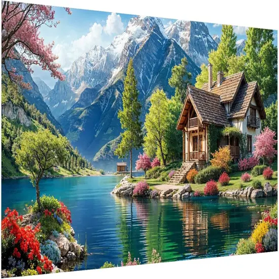 Large Landscape Diamond Art Kits for Adults {1}