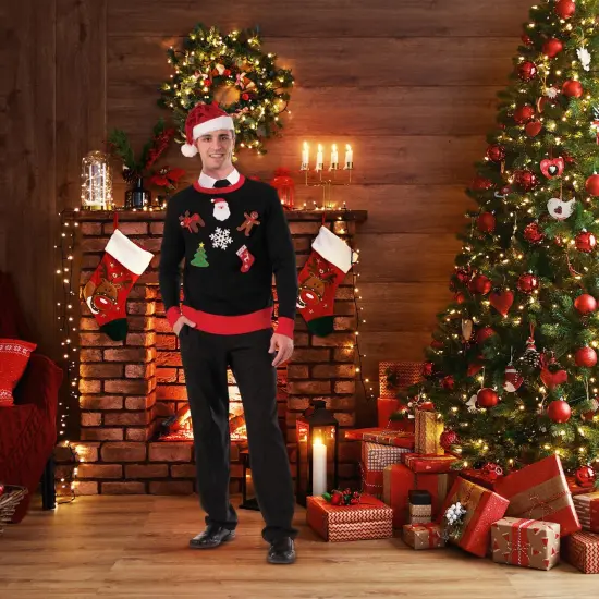 Christmas DIY Ugly Sweater Accessory Pin Kit {3}