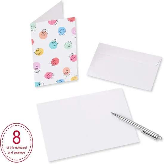 Blank Cards with White Envelopes for All Occasions, Rainbow Designs (48-Count) {4}
