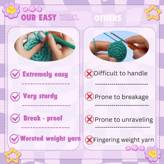 2pcs - Crochet Kit (Tiger & Giraffe) {4}