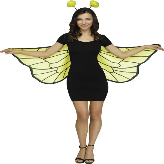 Adult Bumble Bee Wings and Headband Adult Costume Accessory {1}