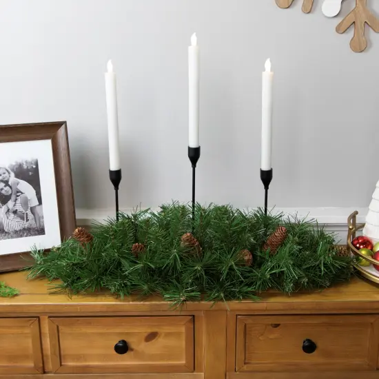 Northlight Dakota Pine with Pinecones Artificial Christmas Swag - 32" - Unlit Green {3}