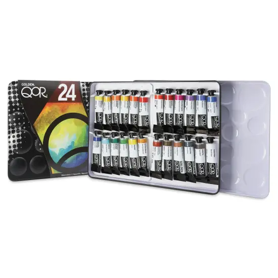 QoR Modern Watercolors - Set of 24, Assorted Colors, 5 ml Tubes {2}