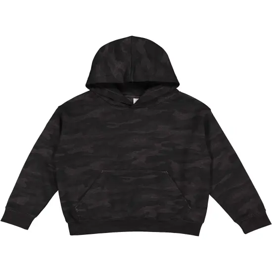 LAT&reg; Youth Pullover Fleece Hoodie STORM CAMO {1}