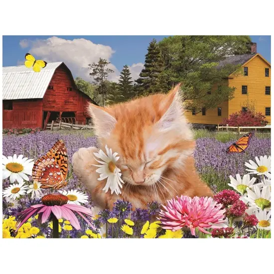 Sunsout I Wuv Flowers 300 pc Jigsaw Puzzle 72042 {1}
