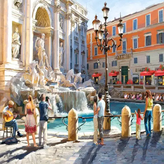 3000 Piece Jigsaw Puzzle, The Trevi Fountain, Rome, Italy, Baroque Art., Adult Puzzles, Castorland C-300389-2 {2}