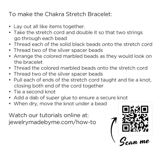 Chakra Stretch Bracelet DIY Kit {4}