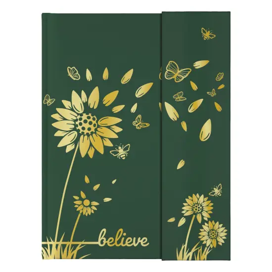 Rendr No Show Thru Hard Bound Journal - Believe-6.25"X8.25", 52 Sheets {1}
