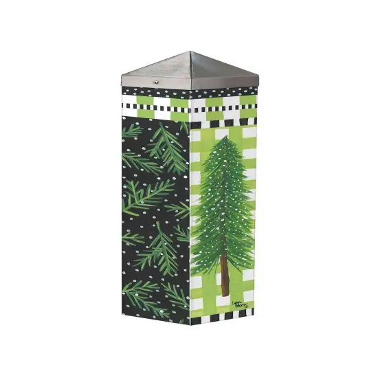 Snowy Pines 20 Inch Art Pole {3}