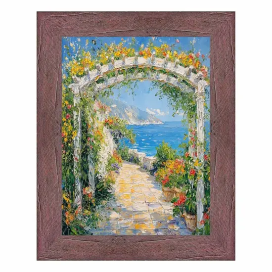 Drift Barnwood Hibiscus Rustic Picture Frame 12x16 frame {1}