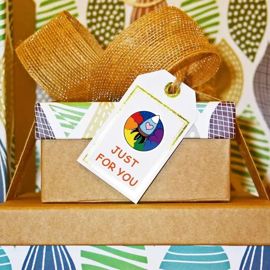 Pride Stickers, 200 PCS Rainbow Stickers for LGBTQ Sticker Packs in Bi Trans Lesbian Pride Stuff, Gay Stickers for Laptop Case Motorcycle Helmet {3}