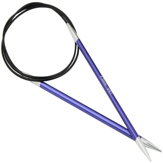 KnitPro-Zing Fixed Circular Needles 32"-Size 7/4.50mm {3}