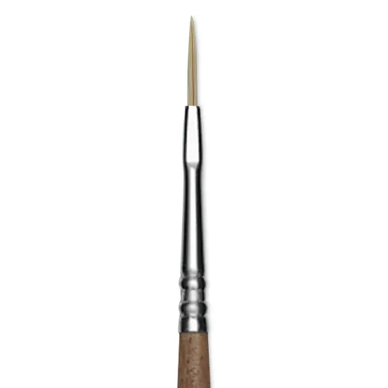 Escoda Futura Synthetic Bristle Brush - Series 5418, Long Filbert, Size 0, Long Handle {1}