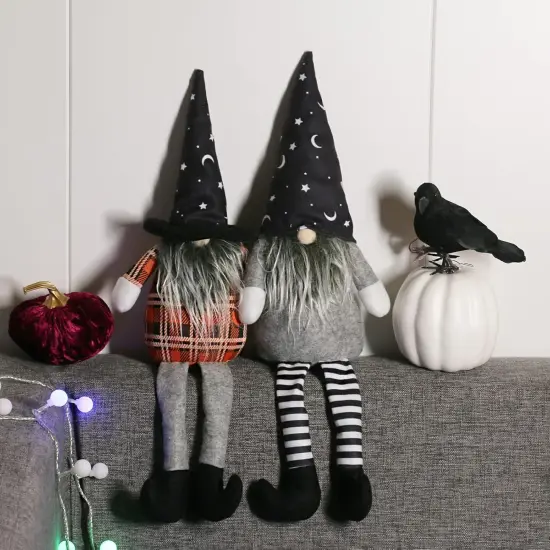 2 Pack - Halloween Gnomes Plush {4}