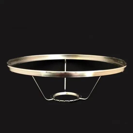 Aladdin Nickel Plated 10" Under Burner Shade Ring for Glass Shades {3}