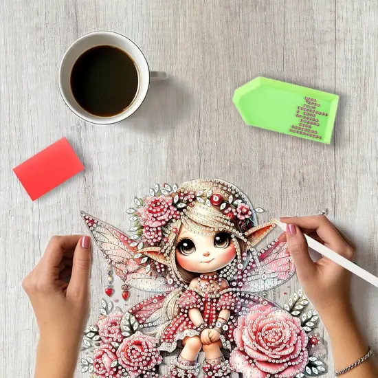 Angel Hanging Diamond Art Painting Kits for Adults Beginners, 5D Special Shape Diamond Art Kits {4}