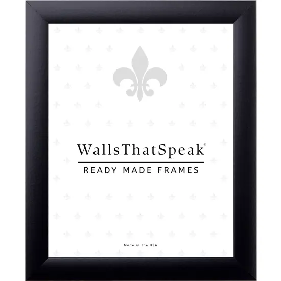 13x18 Picture Frame, Contemporary 1 Inch MDF Moulding, Wall Display Frame for Art, Posters, or Photos by wallsthatspeak {1}
