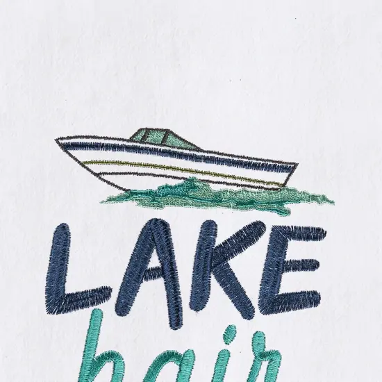 Lake Hair Don't Care Kitchen Towel {4}