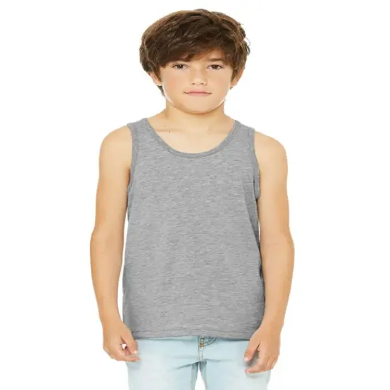Bella + Canvas&reg; Youth Heather CVC Tank - 3480YCVC ATHLETIC HEATHER {1}