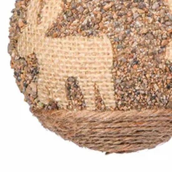 10cm Ball Reindeer Ornament 2 Pcs {5}