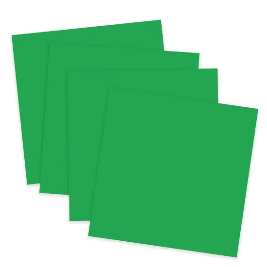 JPPlus Craft Plastic Plastic Craft Sheets for Laser Cutter, & Engraver Use- 4 Pack Green {2}