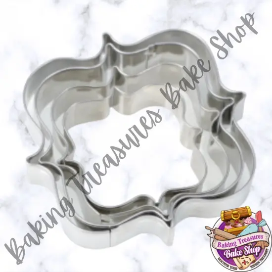 Plaque Frame Cookie Cutter 4Pcs/Set {3}