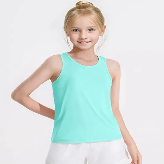 LAT&reg; Girls' Relaxed Tank WHITE {6}