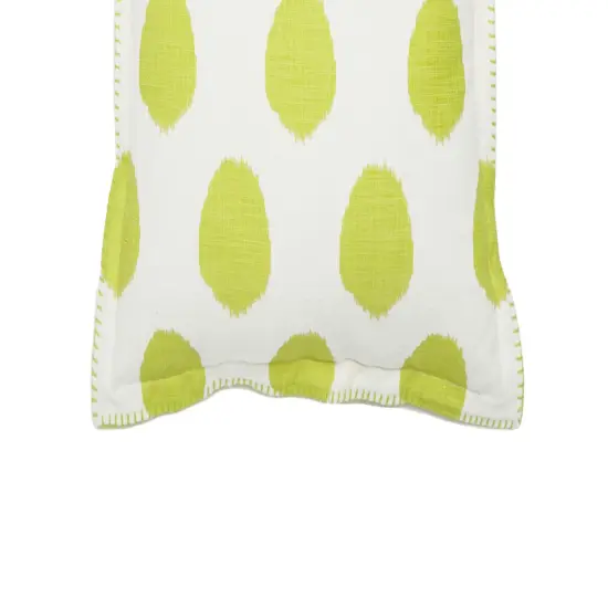 Citron Dot Printed Accent Throw Pillow {4}